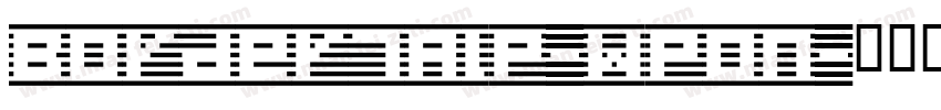 Border7Alp-Wpon字体转换