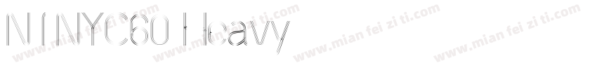 NTNYC60-Heavy字体转换