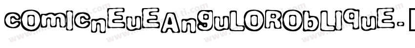 comicNeueanguloroblique字体转换