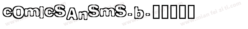 comicSansMS-B字体转换