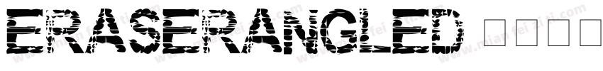 EraserAngled字体转换