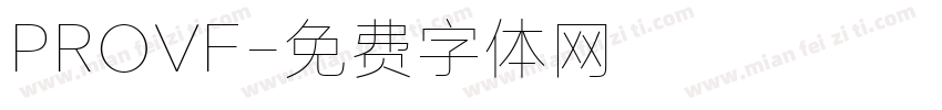 PROVF字体转换