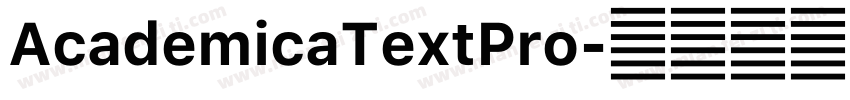 AcademicaTextPro字体转换