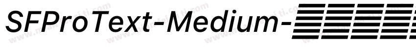 SFProText-Medium字体转换