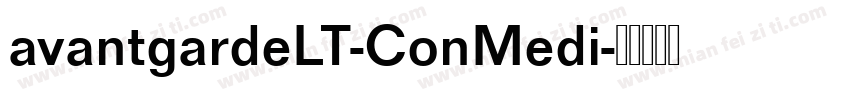 avantgardeLT-ConMedi字体转换