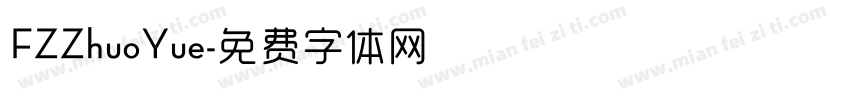 FZZhuoYue字体转换