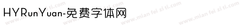 HYRunYuan字体转换