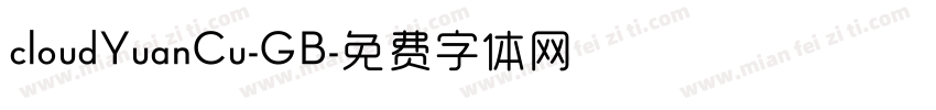 cloudYuanCu-GB字体转换