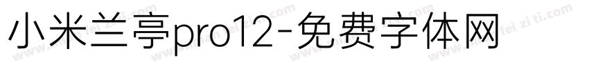 小米兰亭pro12字体转换