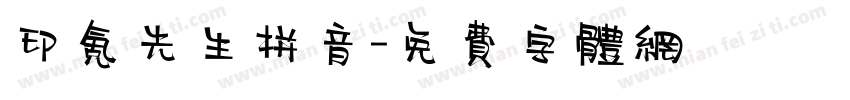 印氪先生拼音字体转换