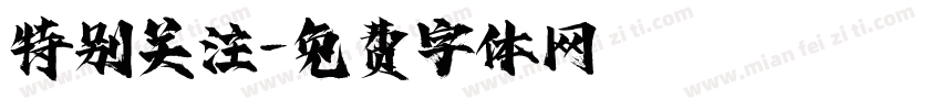 特别关注字体转换