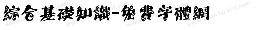 综合基础知识字体转换