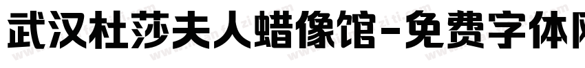 武汉杜莎夫人蜡像馆字体转换
