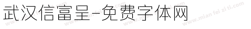 武汉信富呈字体转换