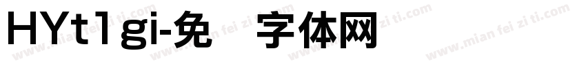 HYt1gi字体转换