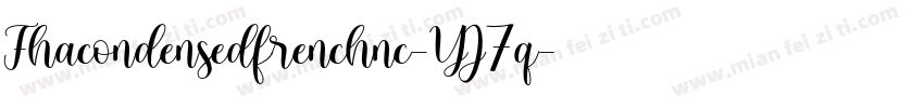 Fhacondensedfrenchnc-YJ7q字体转换