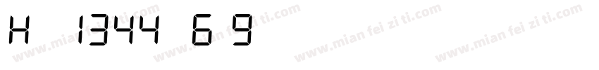 HTP1344NT6G9EW字体转换