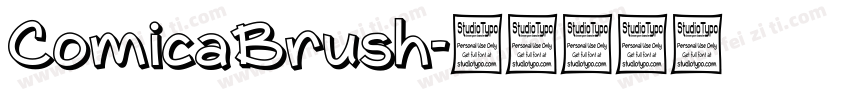 ComicaBrush字体转换