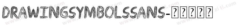 DrawingSymbolsSans字体转换