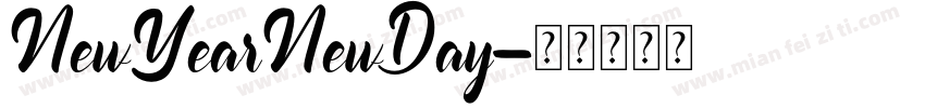 NewYearNewDay字体转换