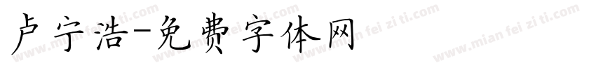 卢宁浩字体转换