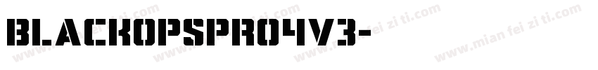 BlackOpsPro4V3字体转换