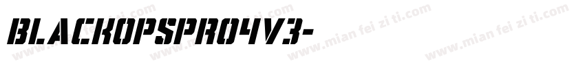 BlackOpsPro4V3字体转换