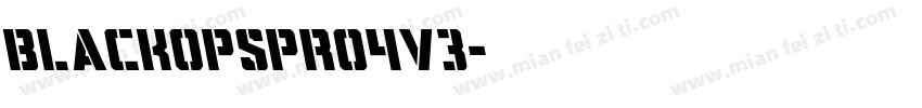 BlackOpsPro4V3字体转换