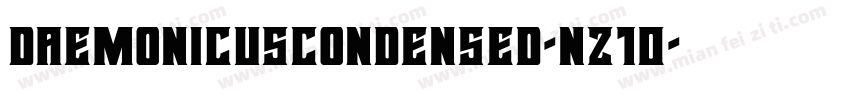 DaemonicusCondensed-nz10字体转换