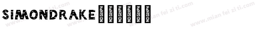 SimonDrake字体转换