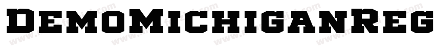 DemoMichiganRegular字体转换