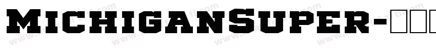 MichiganSuper字体转换