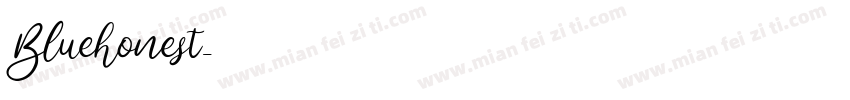 Bluehonest字体转换