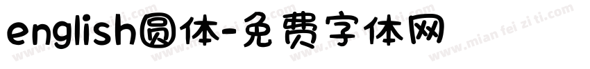 english圆体字体转换