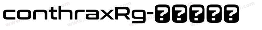 conthraxRg字体转换