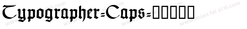 Typographer-Caps字体转换