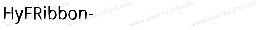 HyFRibbon字体转换
