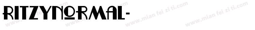 RitzyNormal字体转换