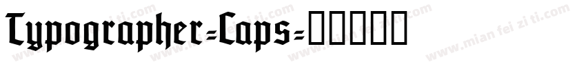 Typographer-Caps字体转换