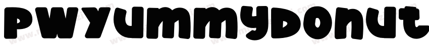 PWYummyDonuts字体转换
