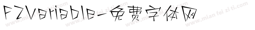FZVariable字体转换