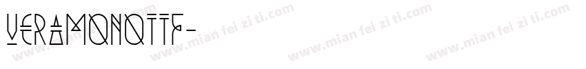 VeraMonottf字体转换