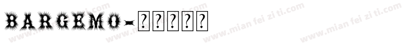 Bargemo字体转换