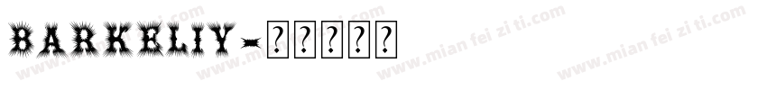 Barkeliy字体转换