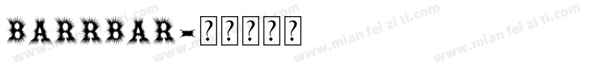 Barrbar字体转换