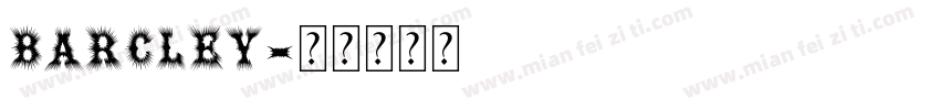 barcley字体转换