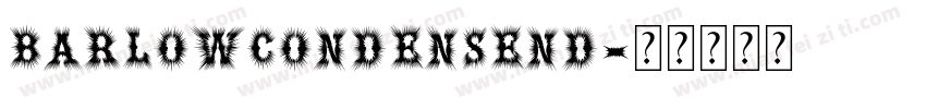 barlowcondensend字体转换
