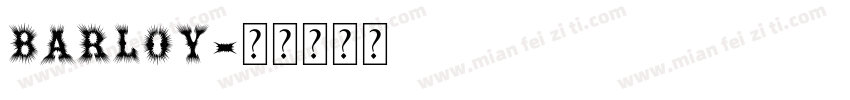 barloy字体转换