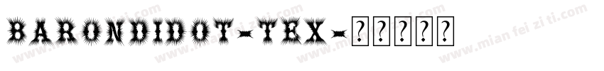 barondidot-tex字体转换