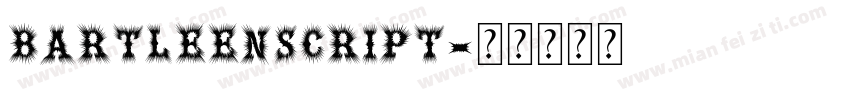 bartleenscript字体转换